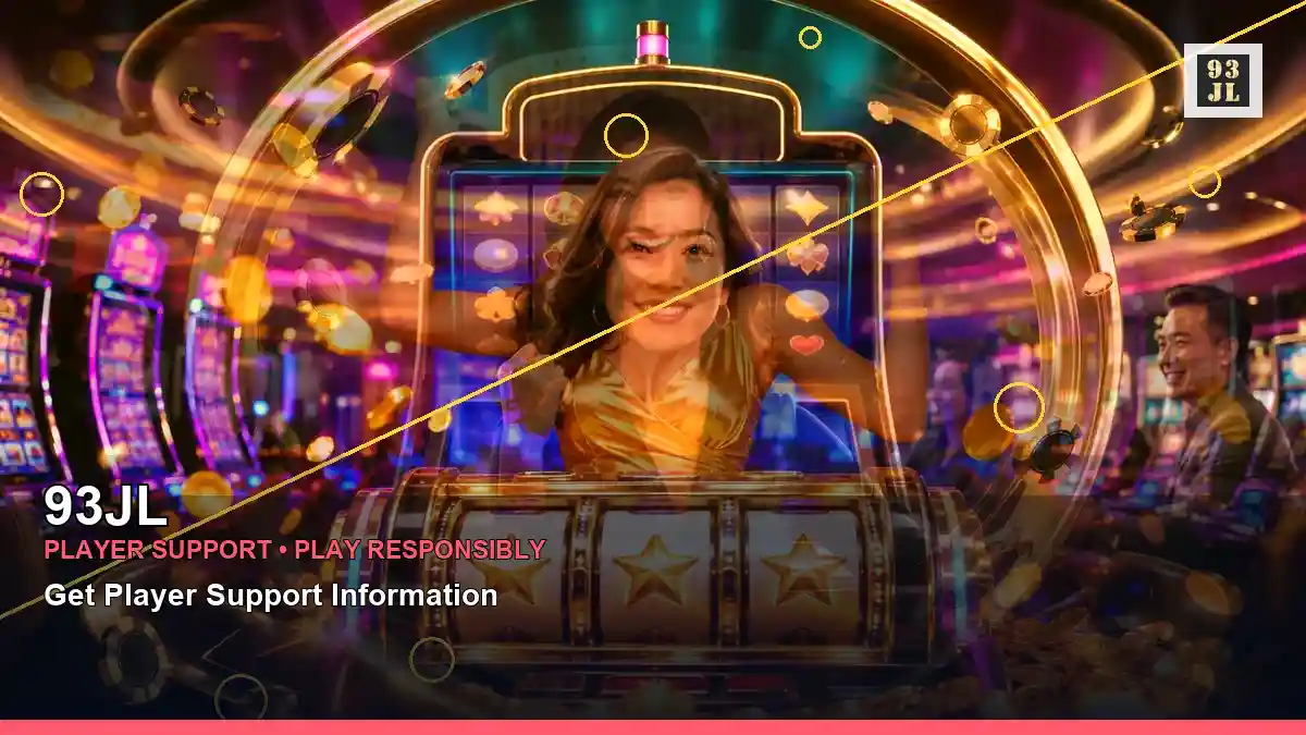 93JL lucky reels online slot games featuring an adult Filipina casino host with a centered composition